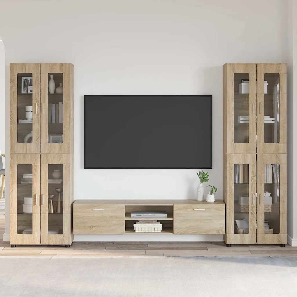 Set mobile TV FLORIN 3 pcs Rovere Sonoma Legno multistrato 3397986