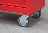 Carrello da officina, 7 cassetti, colore rosso