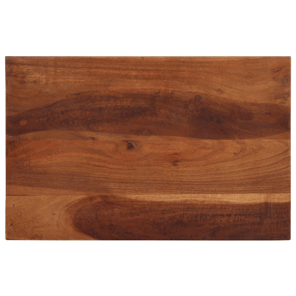 Tavolino-Tavolino da soggiorno-Tavolo 45x30x45 cm in Legno Massello di Acacia