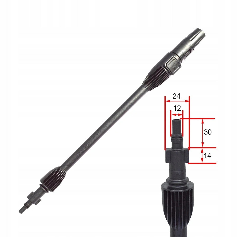 Lancia Vario Quick Connect di Ricambio compatibile con Idropulitrici AR Blue Clean, Michelin, Black Decker, Makita