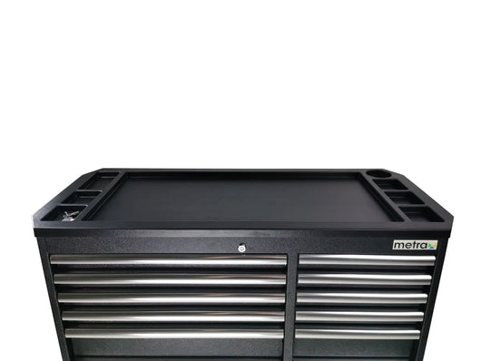 Carrello portautensili, carrello da officina 16 cassetti, serie Pro, nero