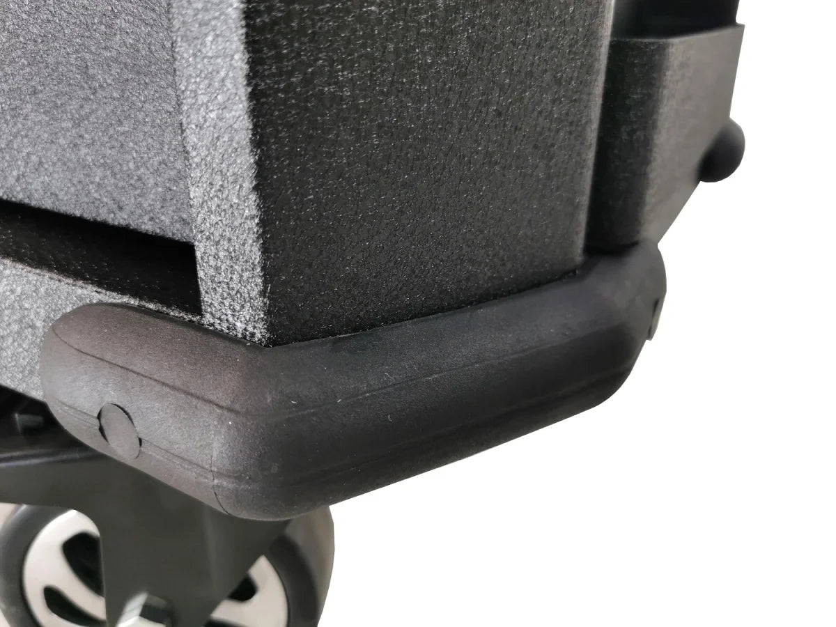 Carrello portautensili, carrello da officina 16 cassetti, serie Pro, nero