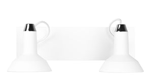 Plafoniera da Interno Attacco E14 in Metallo Bianco Opaco