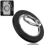 Oggetto per tenere il telefono con rotazione a 360° magnetica - Sostegno per smartphone con piastra metallica - Telecomando magnetico per telefono - Sostegno per telefono con doppia aderenza magnetica.
