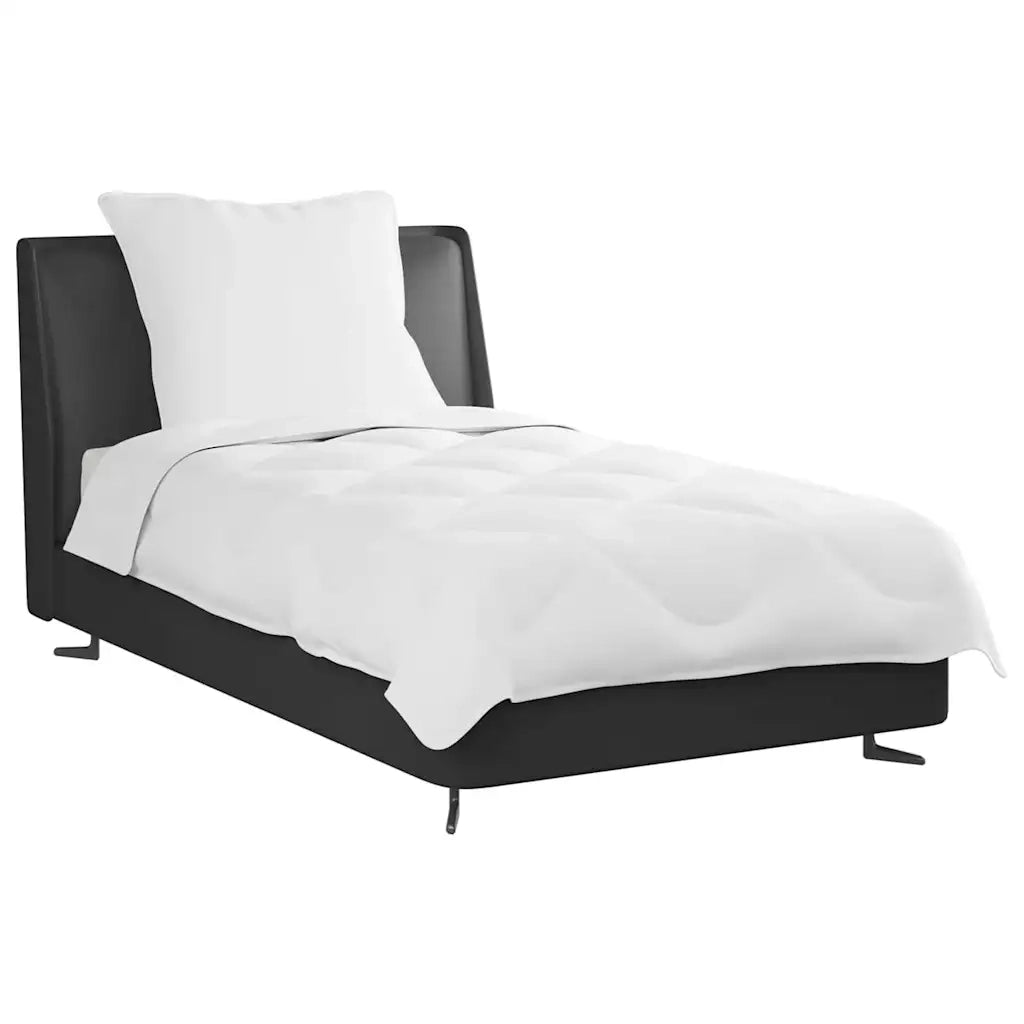 vidaXL Set di piumini con cuscino 2 pcs Bianco 155 x 200 cm Microfibra