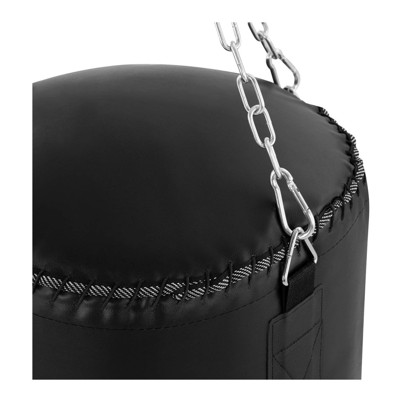 Sacco da boxe in PVC con catena di sospensione 27 Kg nero 14_0000326