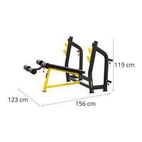 Panca declinata - 135 kg - 1.080 x 270 mm sport fitness 14_0007962