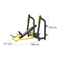 Panca inclinata - 135 kg sport fitness bodybuilding 14_0007965