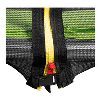 Trampolino da giardino - diametro 244 x 180 cm - 80 kg - rete di sicurezza - nero/grigio 14_0008022