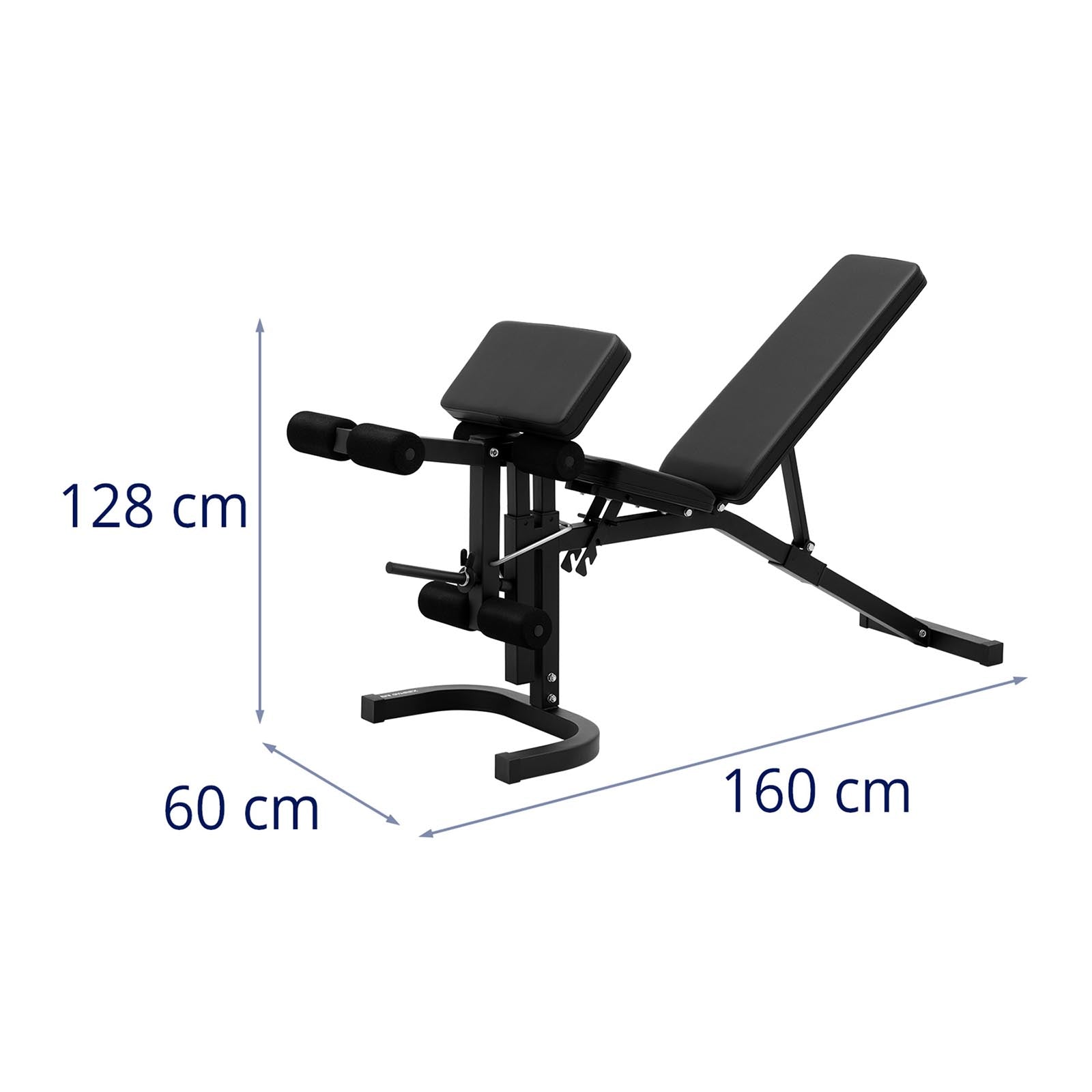 Panca pesi fino a 100 kg inclinazione regolabile 90 - 180° panca pesi panca allenamento 14_0007978