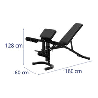 Panca pesi fino a 100 kg inclinazione regolabile 90 - 180° panca pesi panca allenamento 14_0007978
