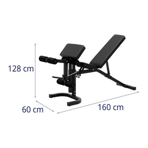 Panca pesi fino a 100 kg inclinazione regolabile 90 - 180° panca pesi panca allenamento 14_0007978