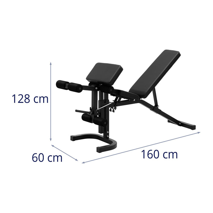 Panca pesi fino a 100 kg inclinazione regolabile 90 - 180° panca pesi panca allenamento 14_0007978