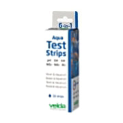 Velda Aqua Test Strips 6in1 50pz- strisce per la misurazione di pH,GH,KH,NO2,NO3,Cl2 in acquari e laghetti