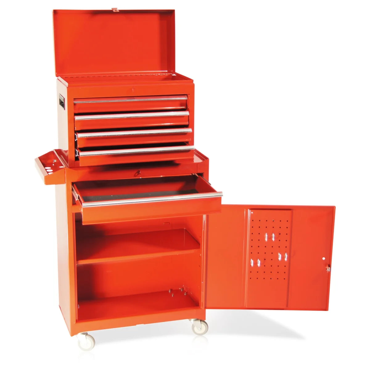 Carrello portautensili con attacco S10, colore rosso