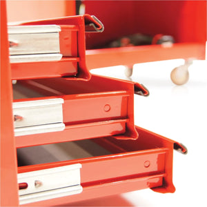 Carrello portautensili con attacco S10, colore rosso