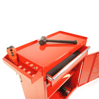 Carrello portautensili con attacco S10, colore rosso