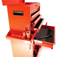 Carrello portautensili con attacco S10, colore rosso