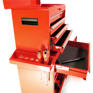 Carrello portautensili con attacco S10, colore rosso