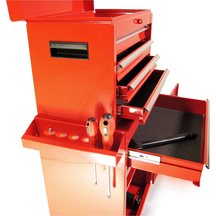 Carrello portautensili con attacco S10, colore rosso