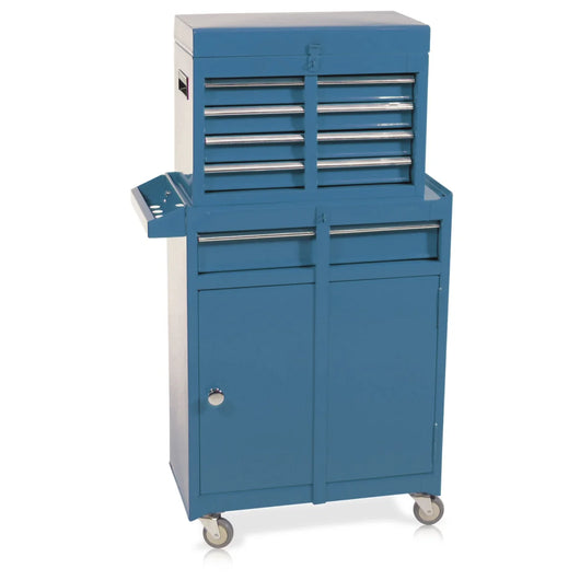 Carrello portautensili con attacco S10, colore blu