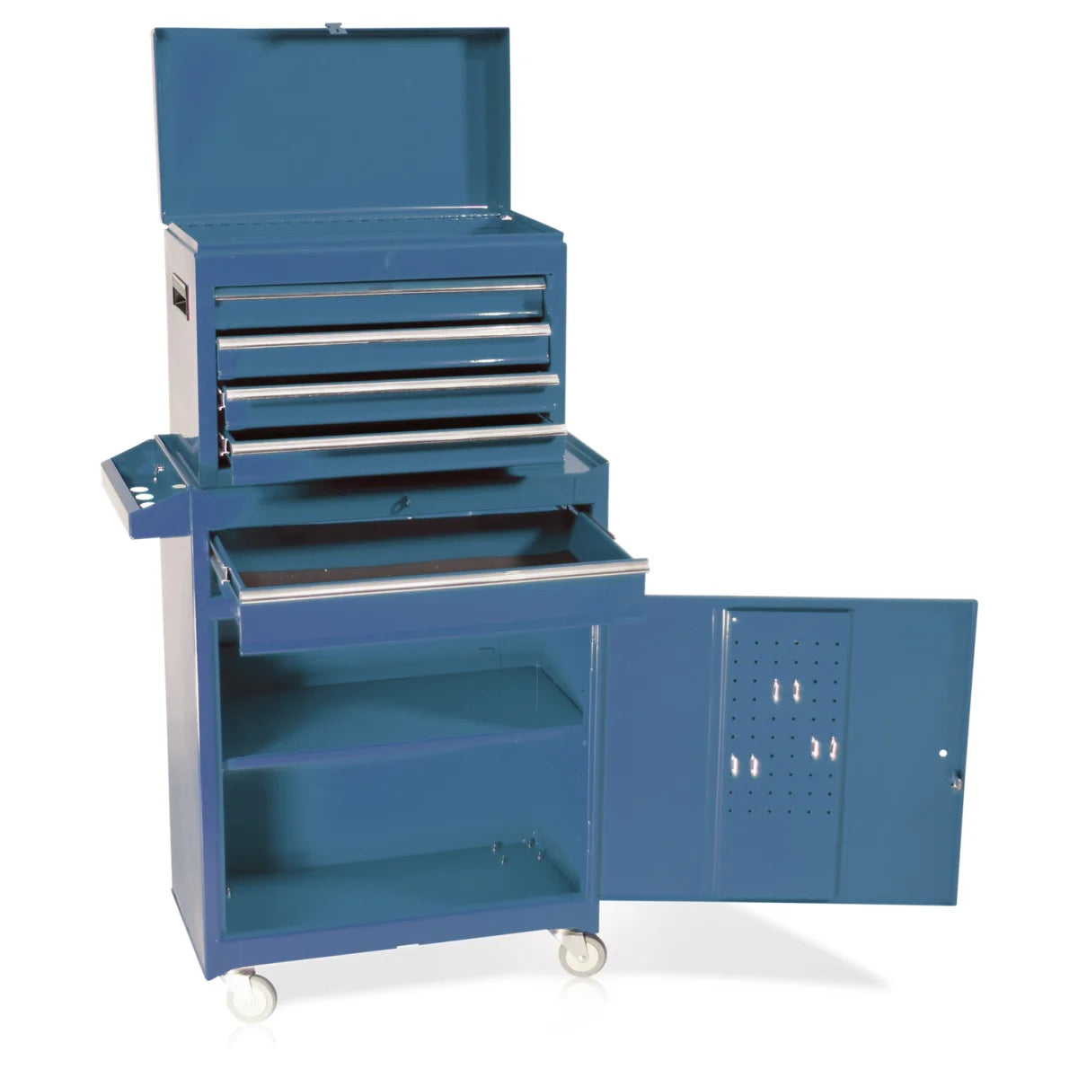 Carrello portautensili con attacco S10, colore blu