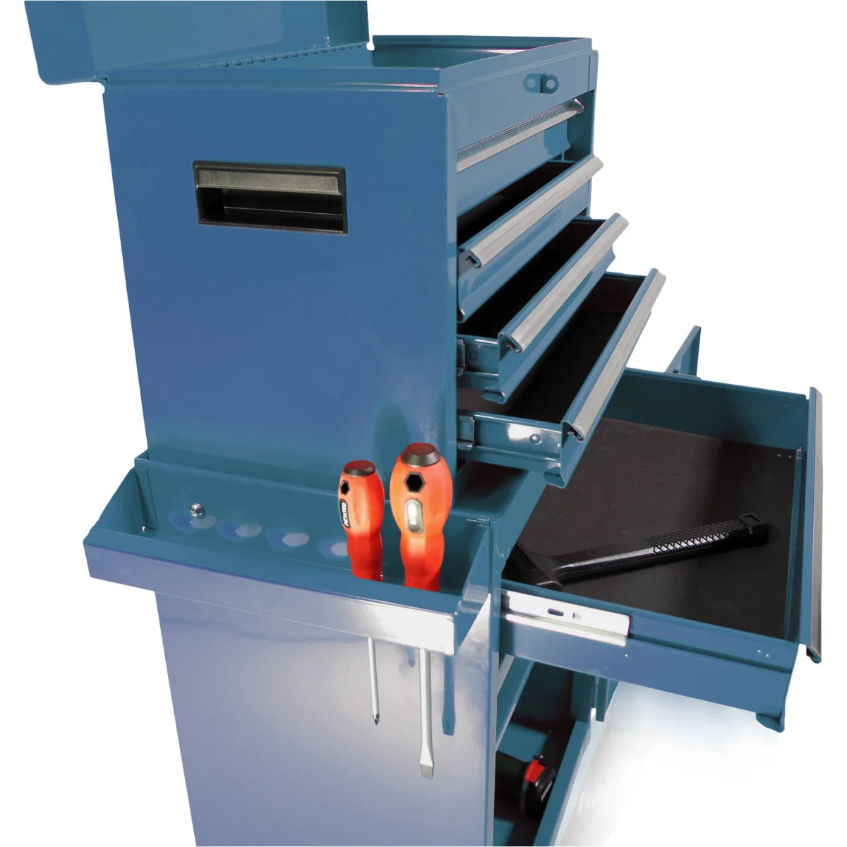 Carrello portautensili con attacco S10, colore blu