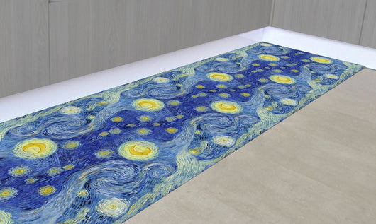 Tappeto Cucina Antiscivolo Made in Italy Passatoia Antimacchia Multiuso Corridoio Soggiorno Lavabile in Lavatrice - 50x200 - Quadro994