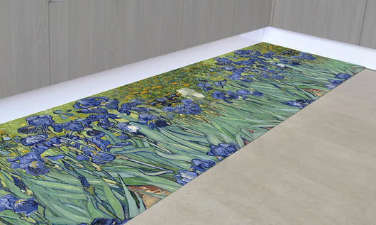 Tappeto Cucina Antiscivolo Made in Italy Passatoia Antimacchia Multiuso Corridoio Soggiorno Lavabile in Lavatrice - 50x450 - Quadri995