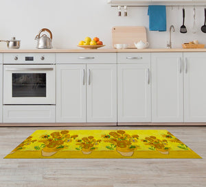 Tappeto Cucina Antiscivolo Made in Italy Passatoia Antimacchia Multiuso Corridoio Soggiorno Lavabile in Lavatrice - 50x150 - Quadri996