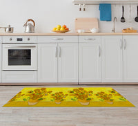 Tappeto Cucina Antiscivolo Made in Italy Passatoia Antimacchia Multiuso Corridoio Soggiorno Lavabile in Lavatrice - 50x200 - Quadri996