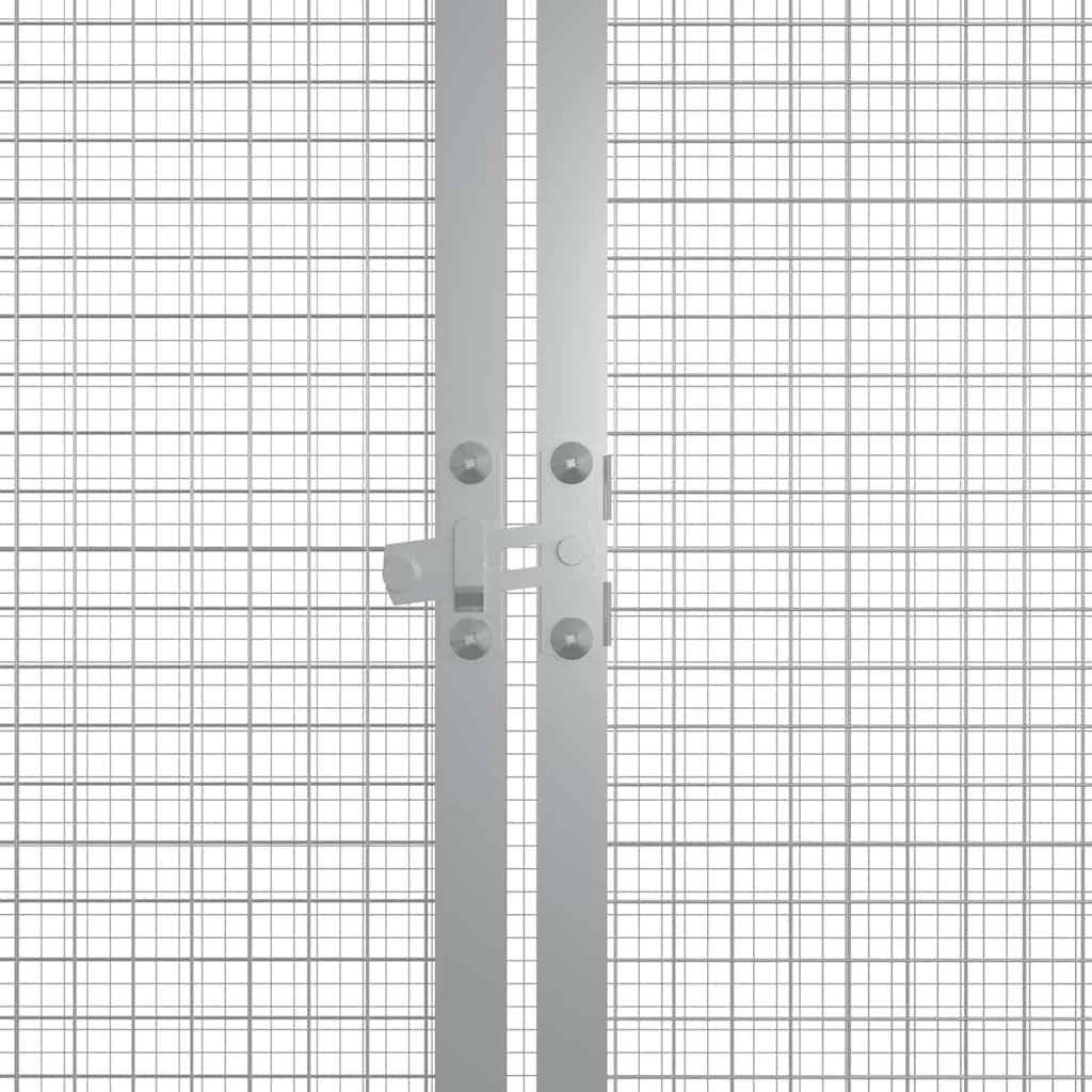 Gabbia per polli 200 x 91 x 100 cm acciaio zincato grigio 02_0041656