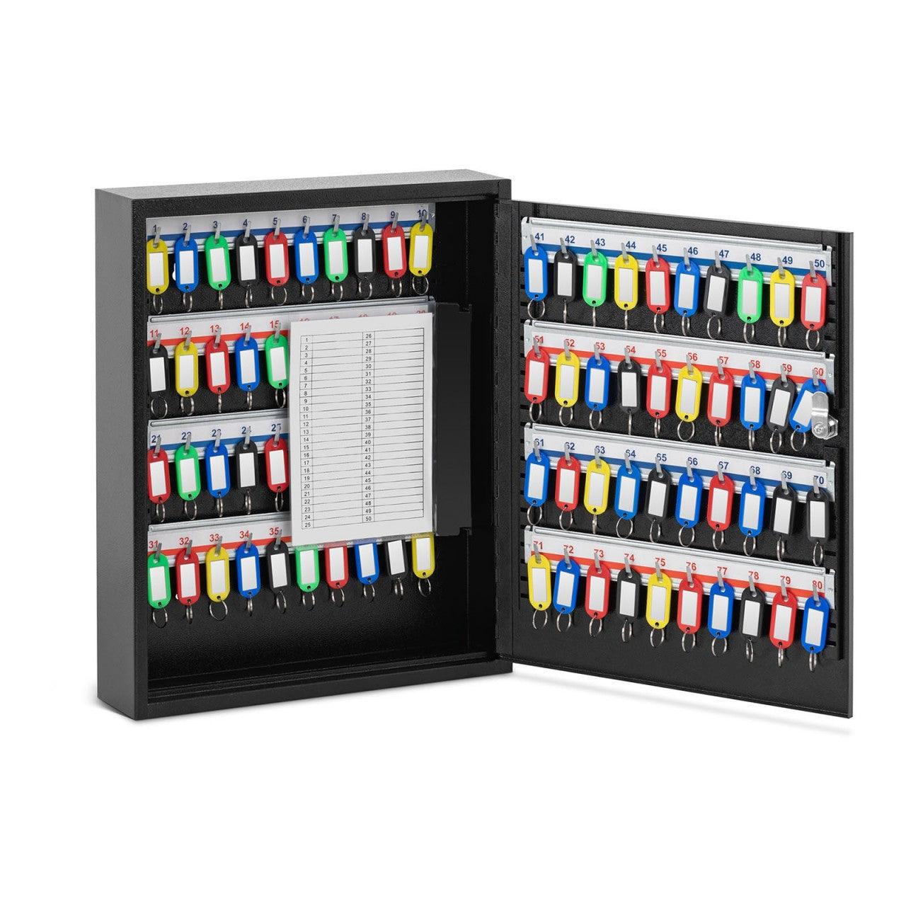 Cassetta portachiavi per 80 chiavi compreso portachiavi 14_0000734