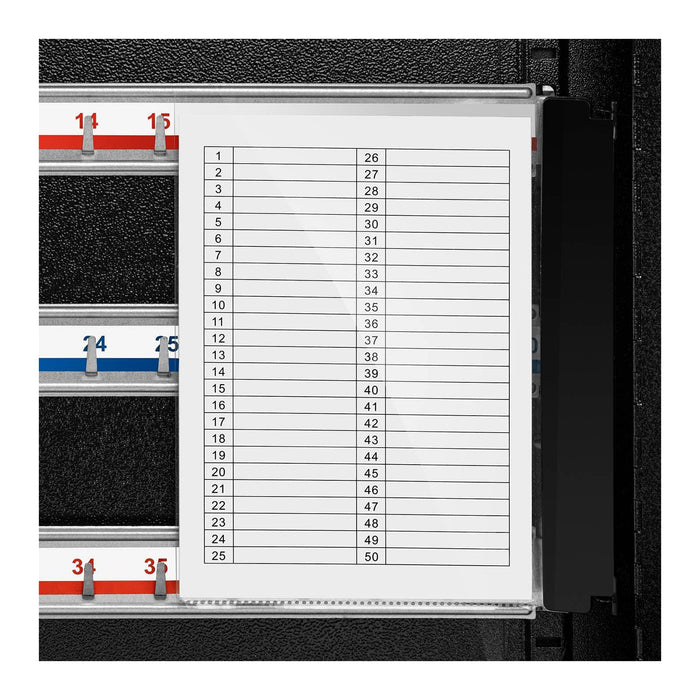 Cassetta portachiavi per 80 chiavi compreso portachiavi 14_0000734