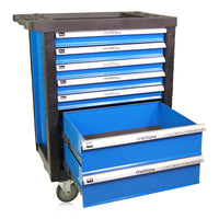 Carrello da officina, colore blu