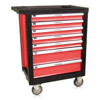 Carrello da officina, colore rosso