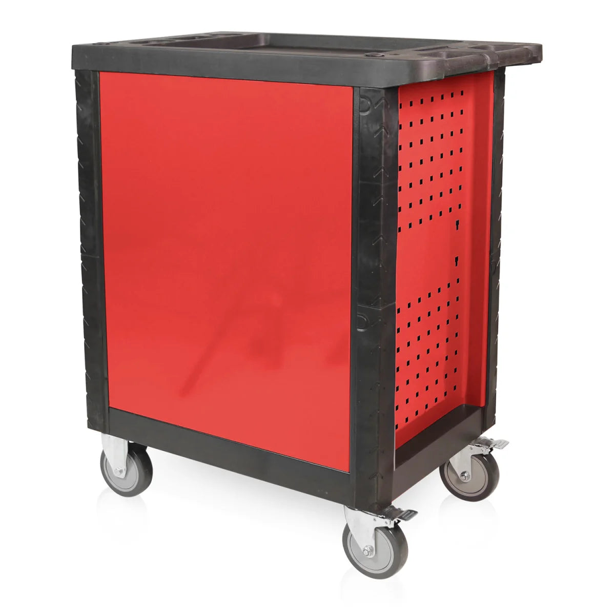 Carrello da officina, colore rosso