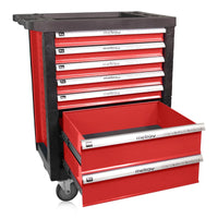 Carrello da officina, colore rosso