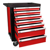 Carrello da officina, colore rosso