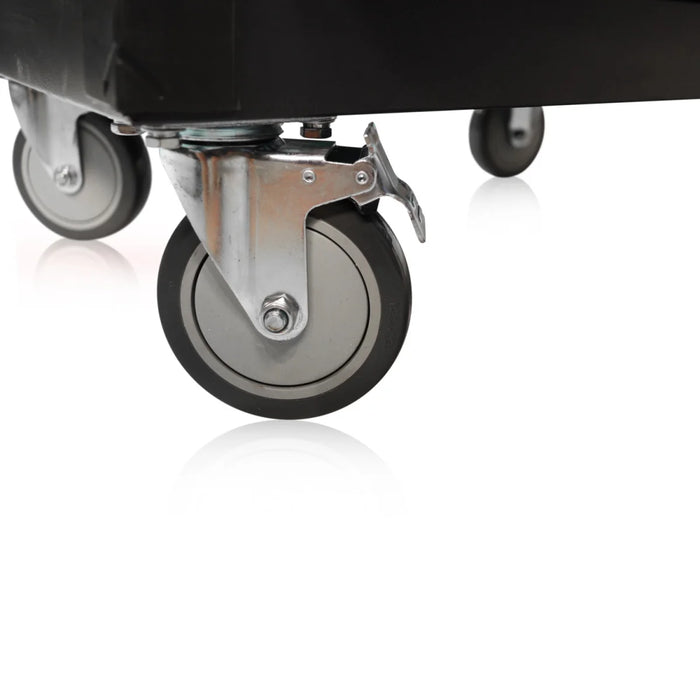 Carrello da officina, colore rosso