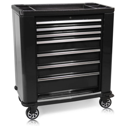 Carrello portautensili con alette laterali Pro Series nere