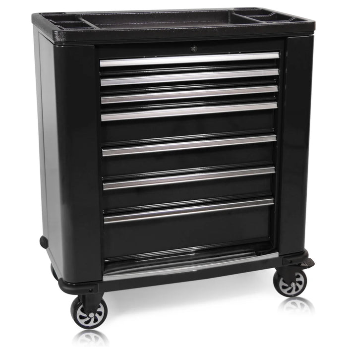 Carrello portautensili con alette laterali Pro Series nere