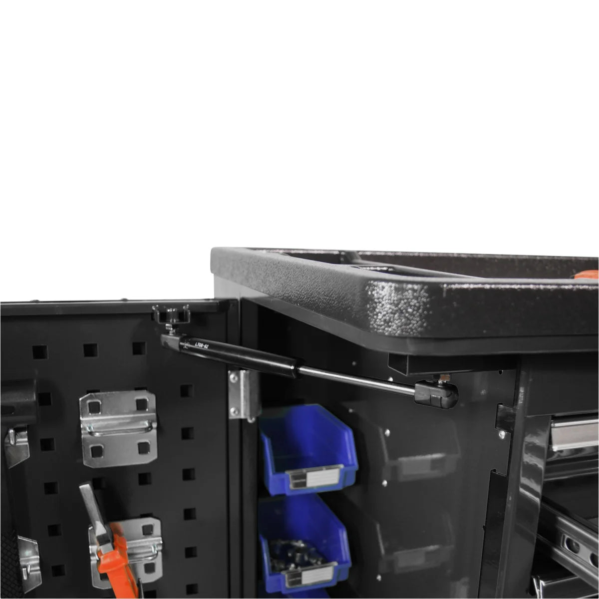 Carrello portautensili con alette laterali Pro Series nere