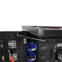 Carrello portautensili con alette laterali Pro Series nere