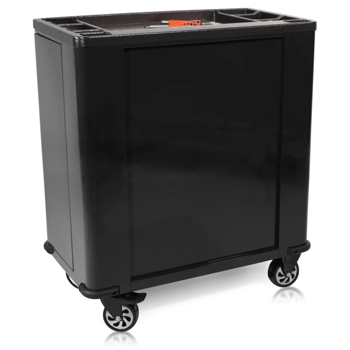 Carrello portautensili con alette laterali Pro Series nere