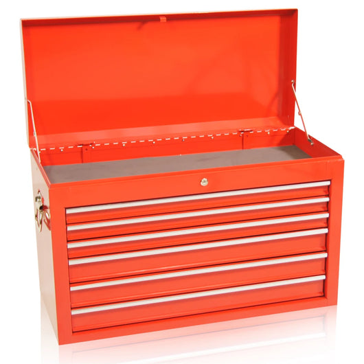 Cassetta portautensili con 6 cassetti S47 rossa