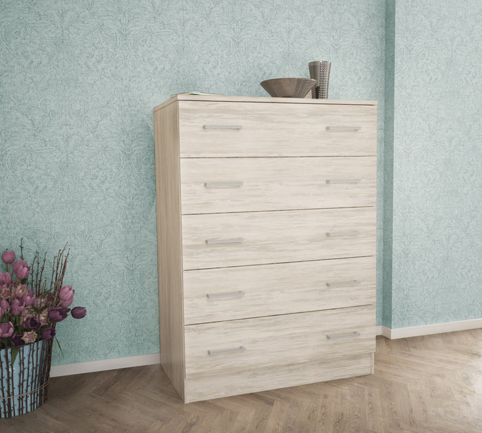 kit cassettiera 5cassetti 80x45x11h bianco venato k083 cod:ferx.1024