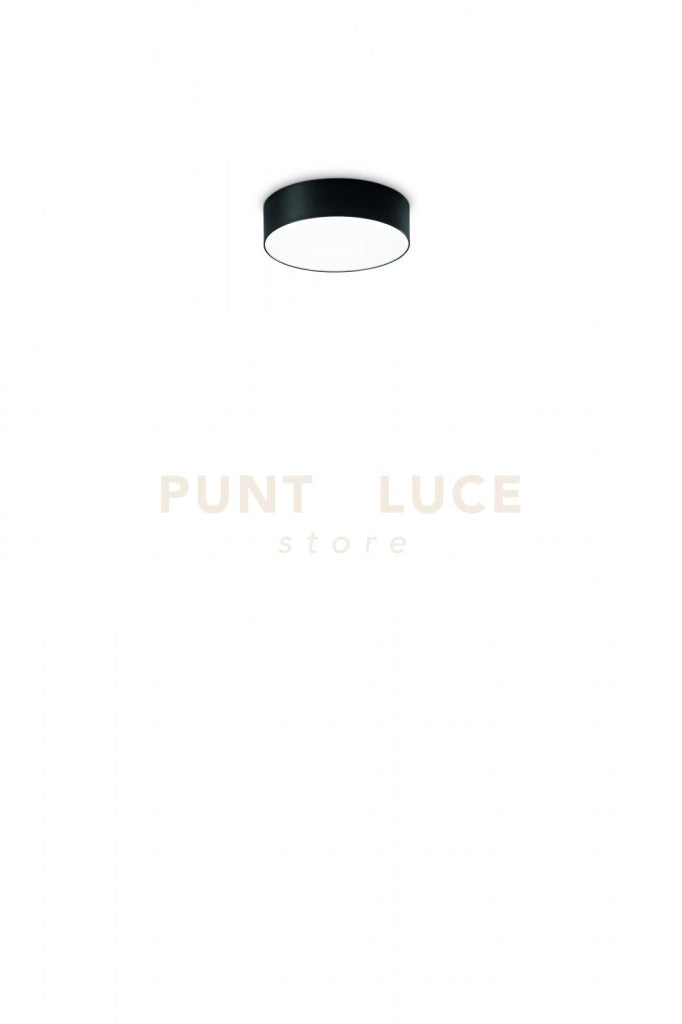 BOILER PLAFONIERA NERO D.22CM CCT LED 3000K+4000K 1609LM 20W DIMMERABILE IP20 220*H59