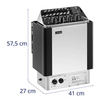Stufa per sauna - 9 kW - da 30 a 110 °C - Unità di controllo inclusa 14_0007680
