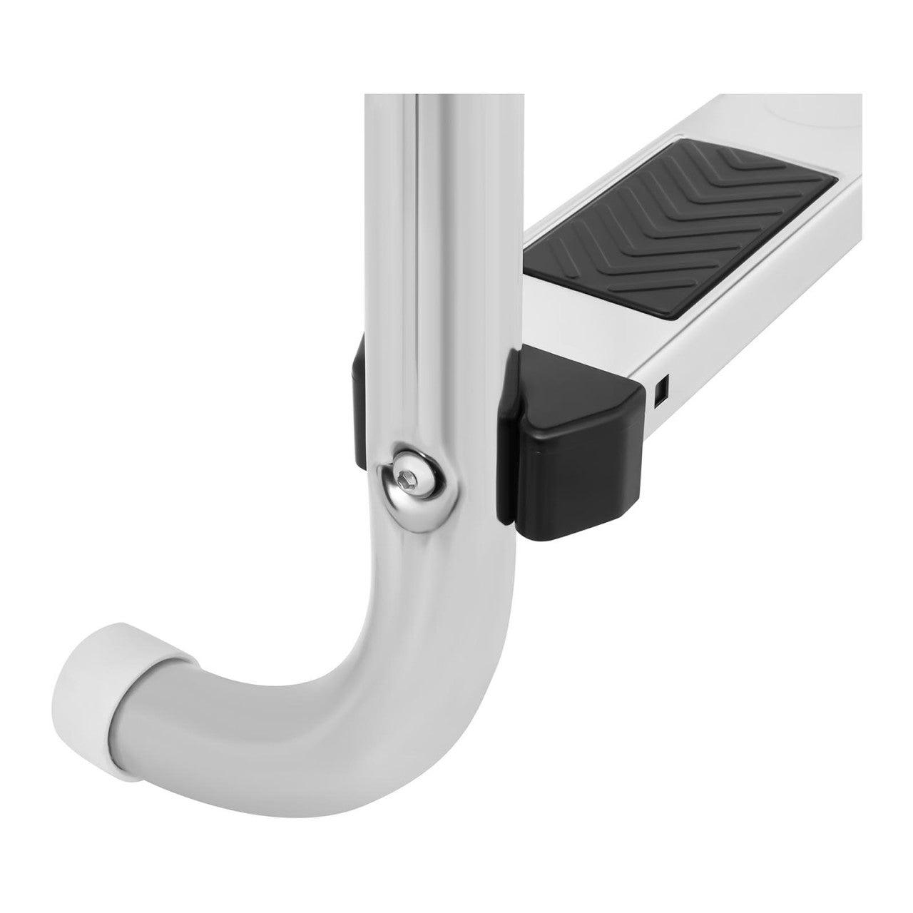 Scaletta per piscina in acciaio inox e plastica a 4 gradini portata massima 180 kg 14_0001444